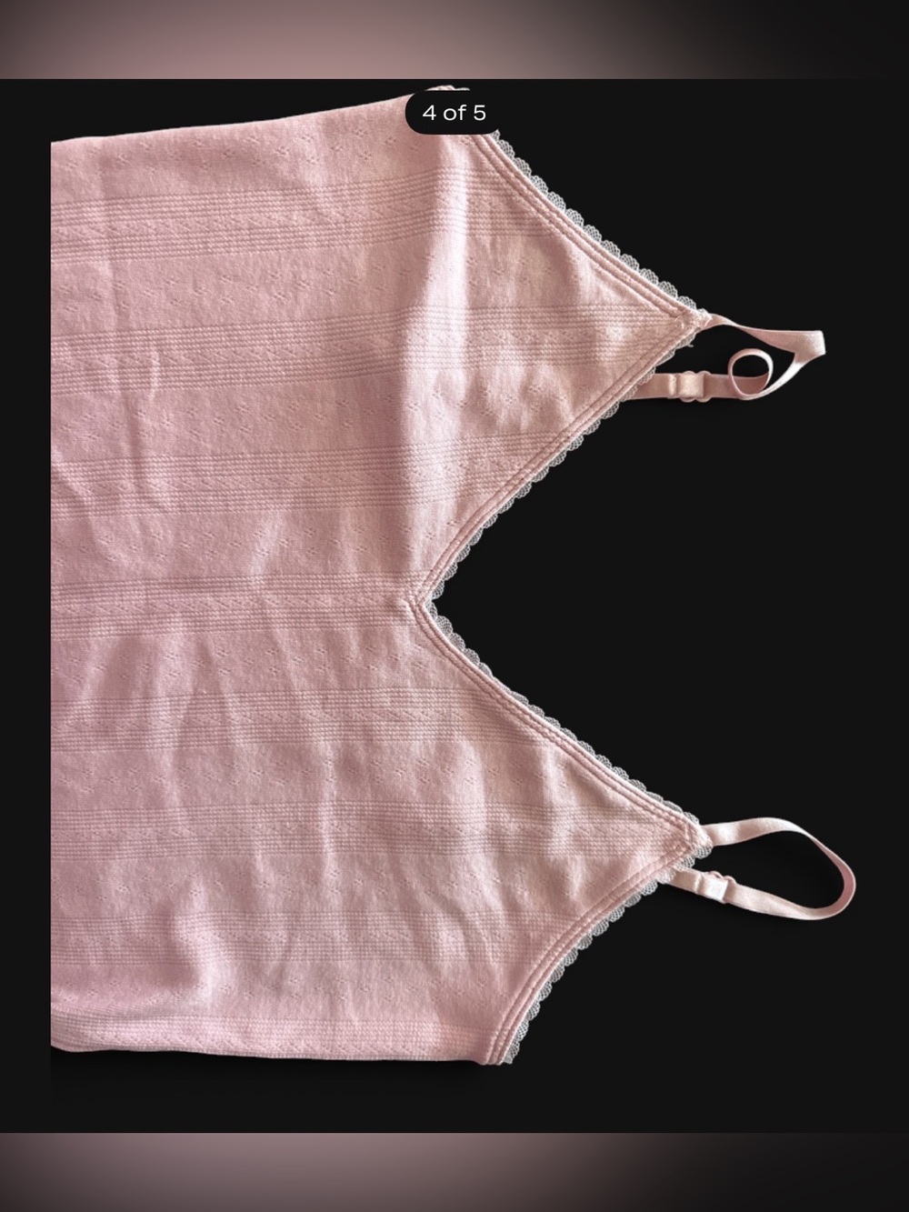 lululemon athletica Pale Pink Lace-Trim Camisole - Picture 4 of 5